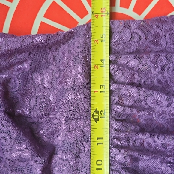 Torrid Simply Lace Babydoll - Purple Size 0/L/12 - Picture 7 of 12
